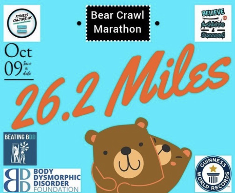 Greg’s ‘Bear Crawl Marathon’ Fundraiser