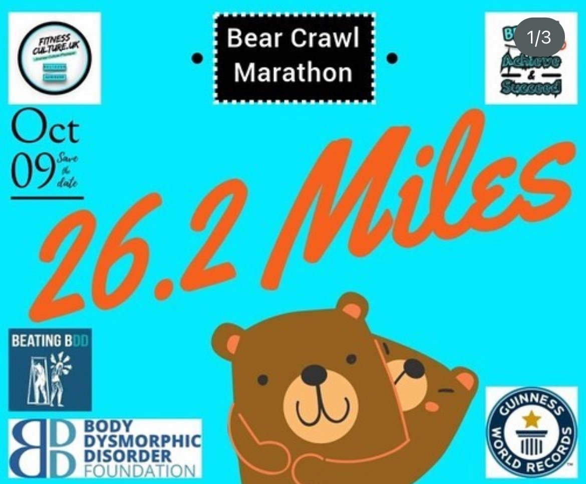 Greg’s ‘Bear Crawl Marathon’ Fundraiser