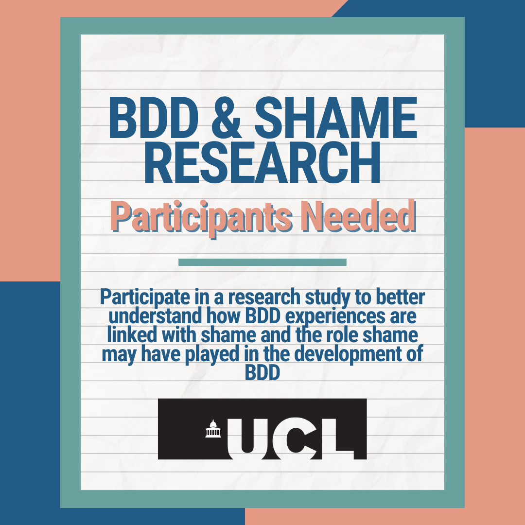 BDD & Shame Research – Participants Needed 18+