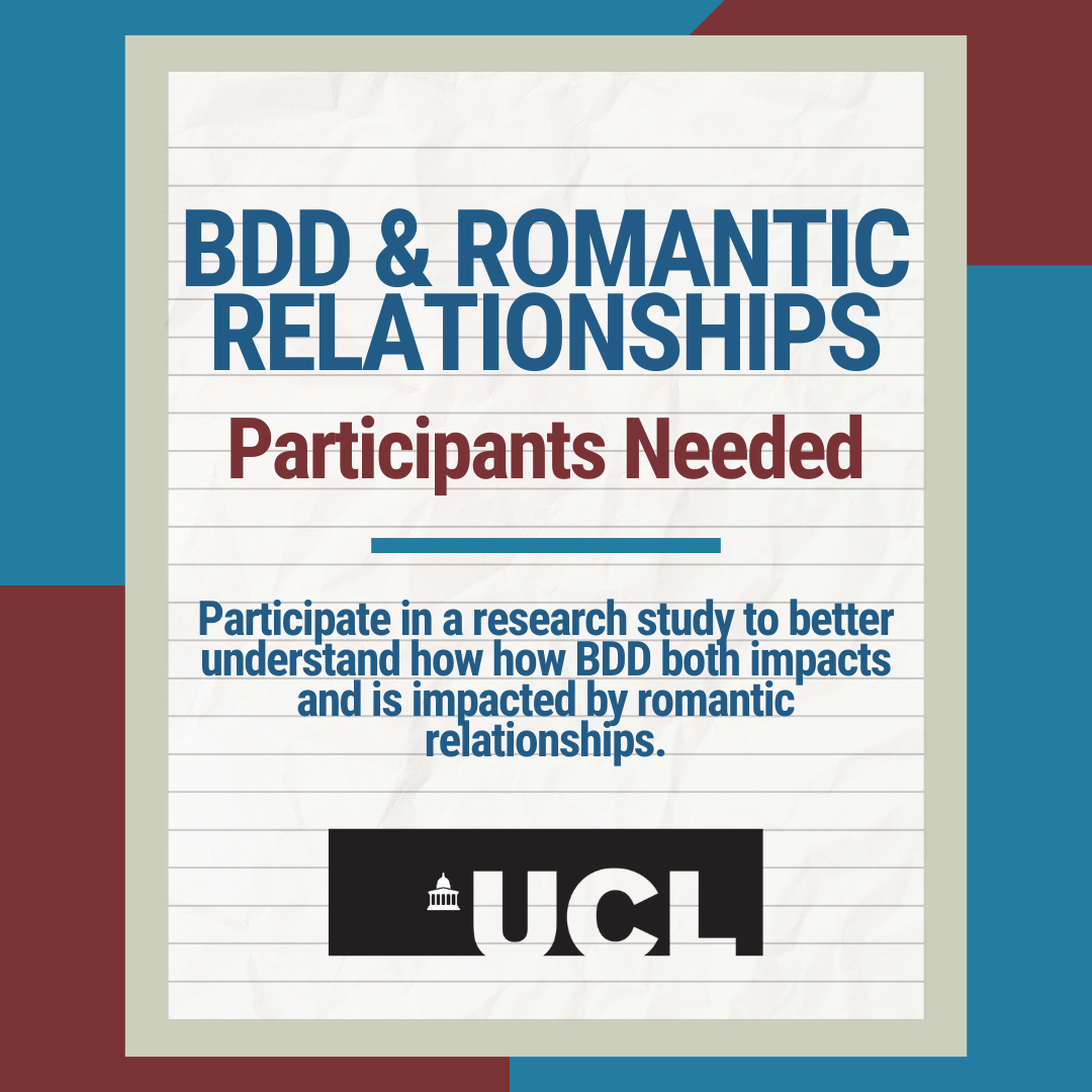 BDD & Relationships – Research Participants Needed 18+